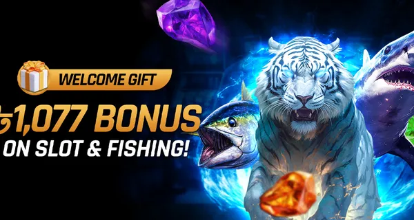 ৳1,077 Slot & Fishing Bonus bonus banner — Jeetbuzz